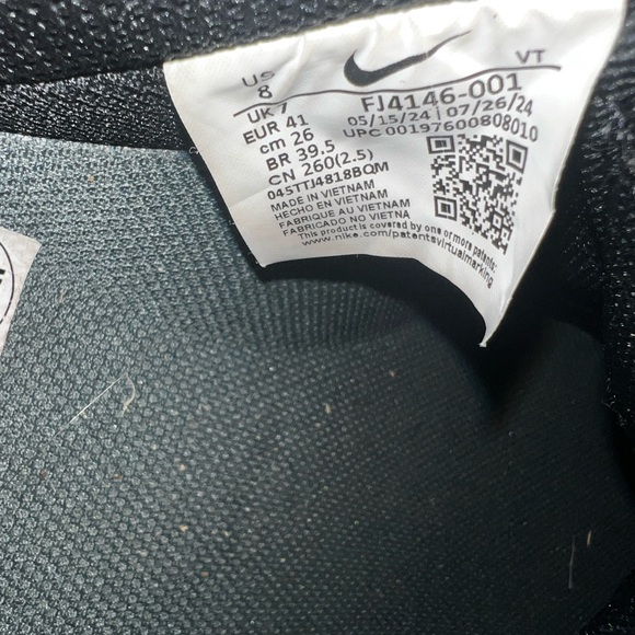 Nike Air Force 1 Low '07 Black Vintage Green - Picture 9 of 11